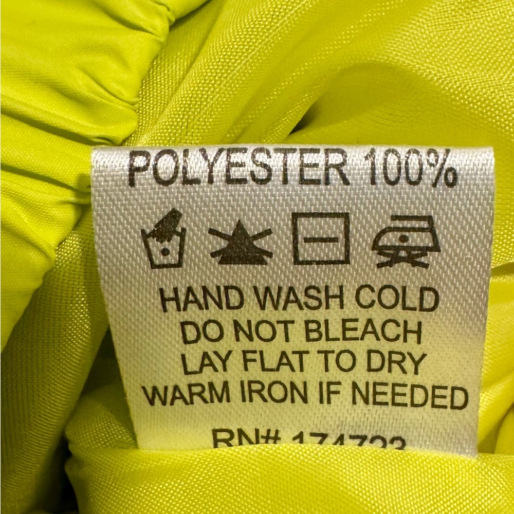 Cropped Puffer Jacket Key Lime Yellow Green - Medium - Picture 8 of 12